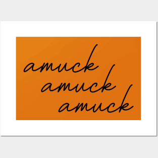 Amuck Posters and Art